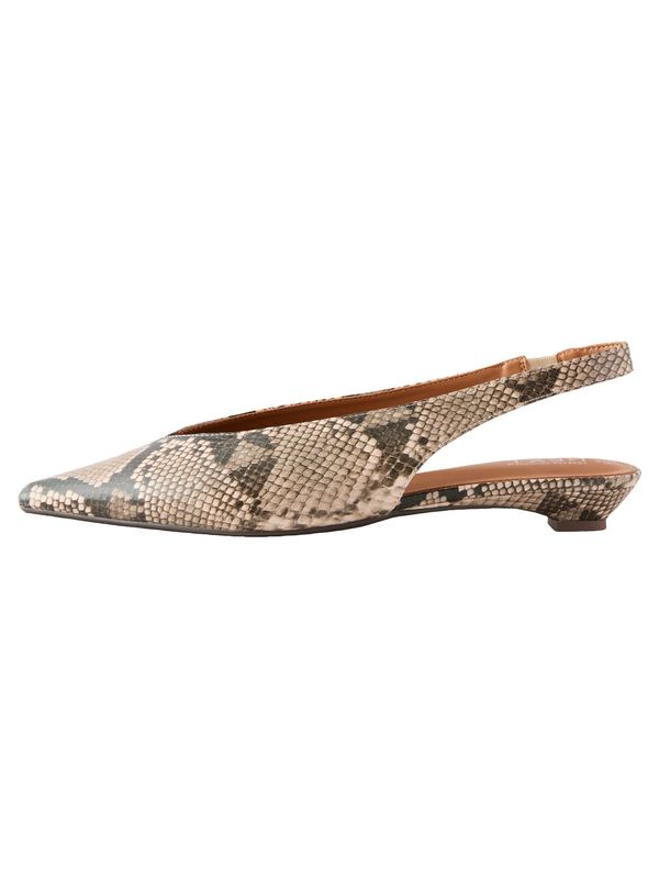 Next Next Čevlji s peto in s paščki 'Forever Comfort'  kapučino / črna