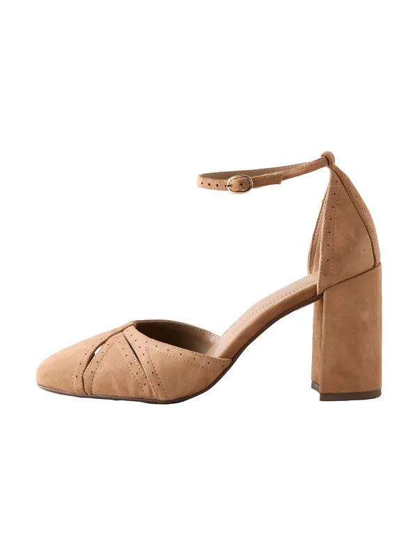 Next Next Čevlji s peto in s paščki 'Forever Comfort®'  kamela