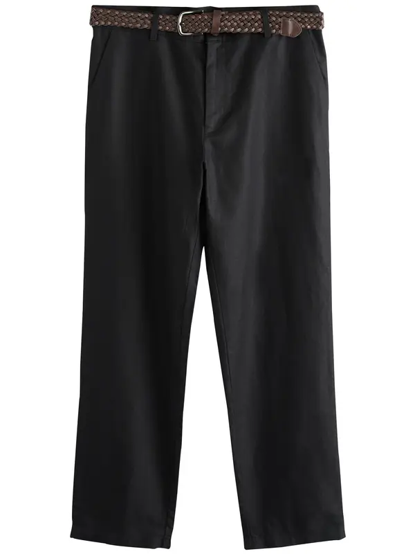 Next Next Chino hlače  črna