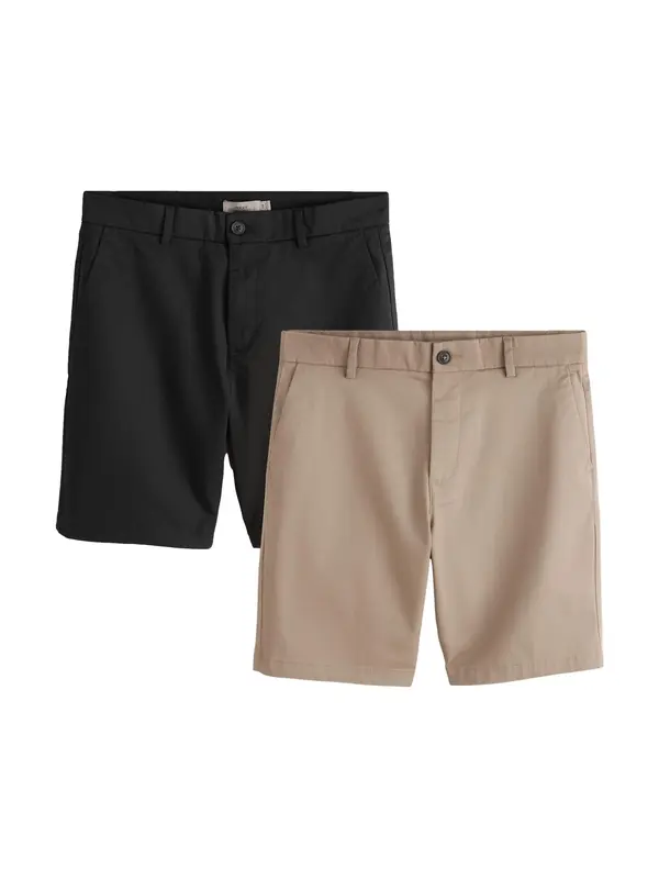 Next Next Chino hlače  mokka / črna