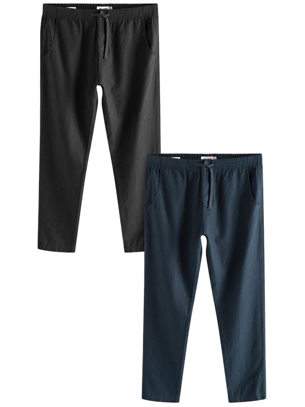 Next Next Chino hlače  mornarska / črna
