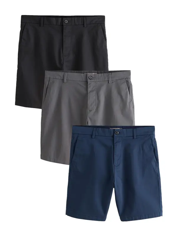 Next Next Chino hlače  mornarska / siva / črna