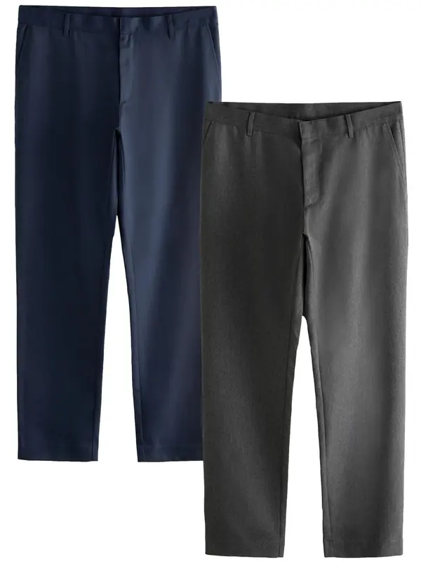 Next Next Chino hlače  mornarska / temno siva