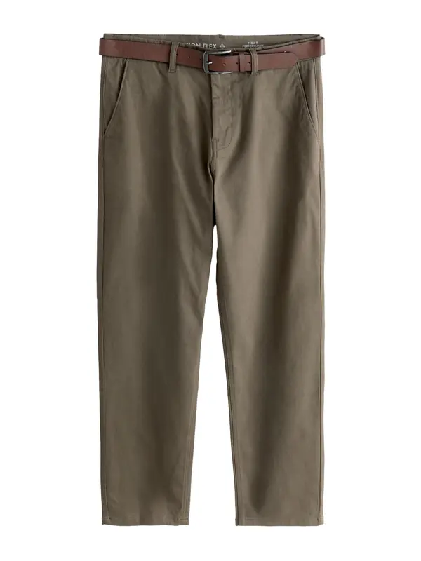 Next Next Chino hlače 'Motionflex'  temno siva