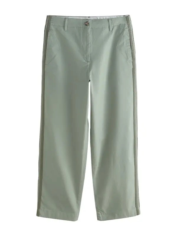 Next Next Chino hlače  oliva / pastelno zelena