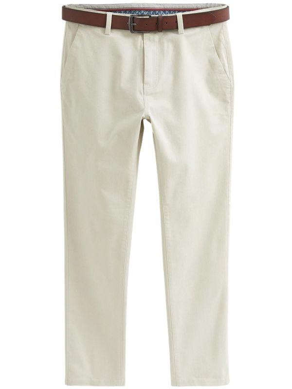 Next Next Chino hlače  rjava / off-bela