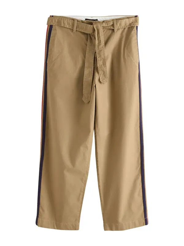 Next Next Chino hlače  rjava / rdeča / črna