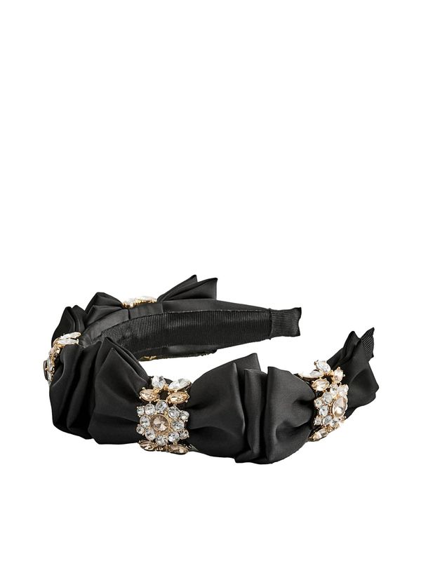 Next Next Dodatki za lase 'Blair'  črna / srebrna