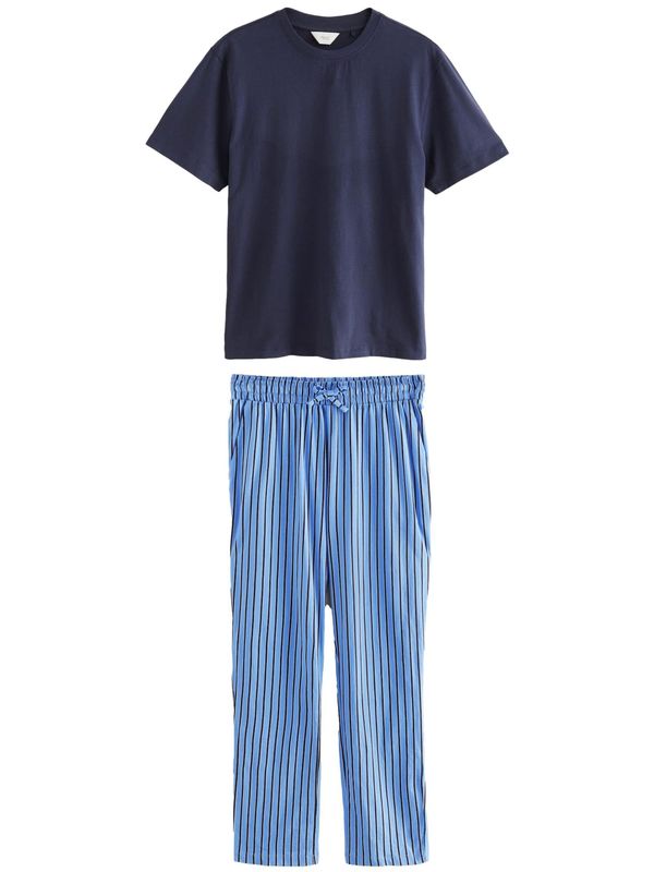 Next Next Dolga pižama  modra