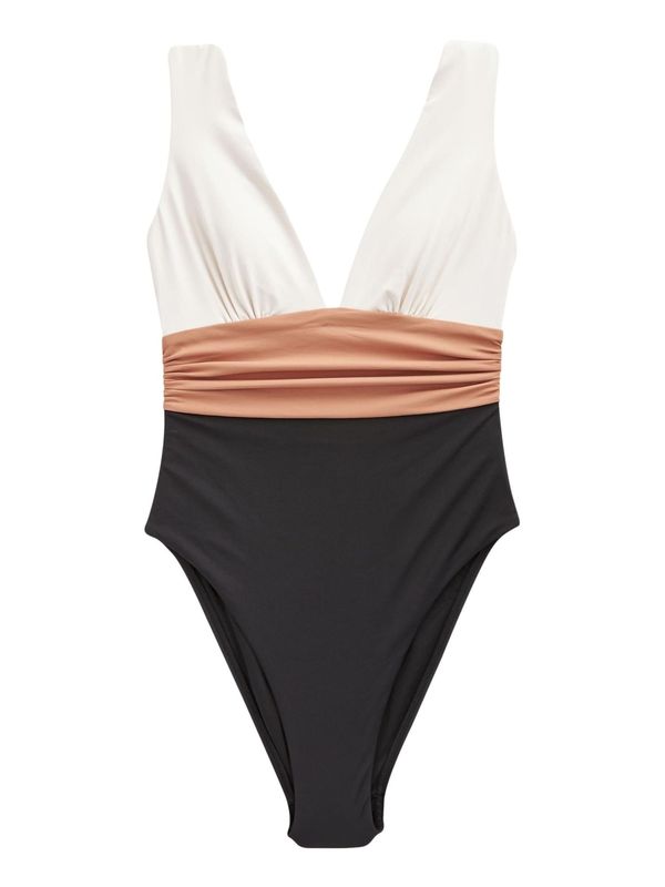 Next Next Enodelne kopalke  bež / črna / bela