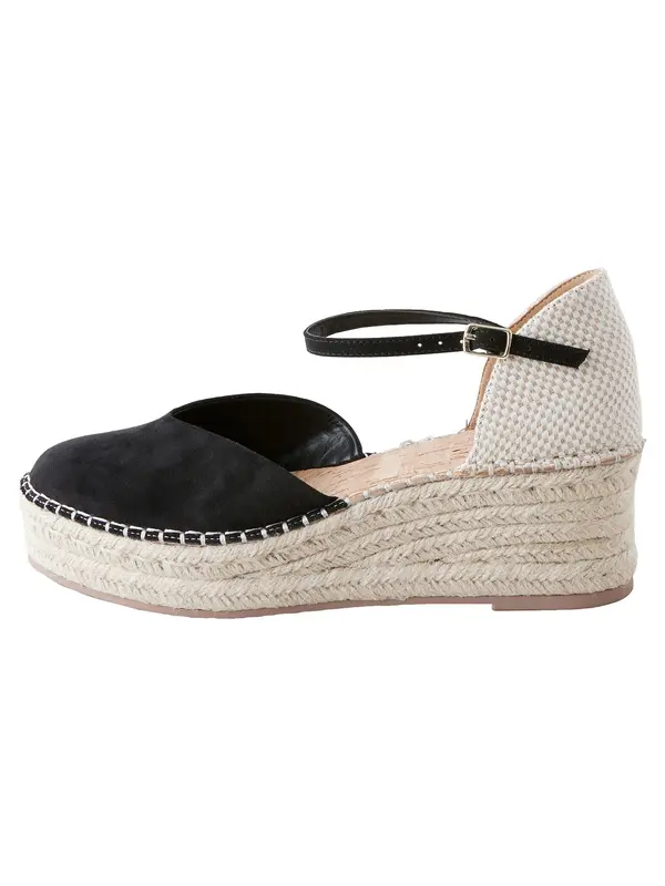 Next Next Espadrile  črna