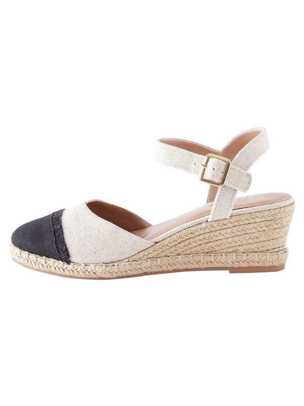 Next Next Espadrile 'Forever Comfort'  ecru / črna