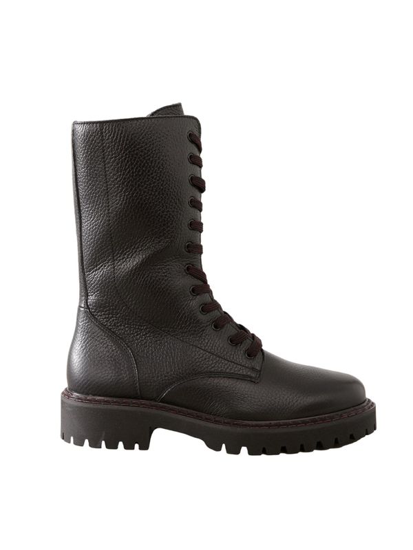 Next Next Gležnarji z vezalkami  črna