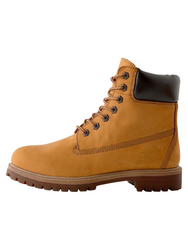 Next Next Gležnarji z vezalkami  temno rumena