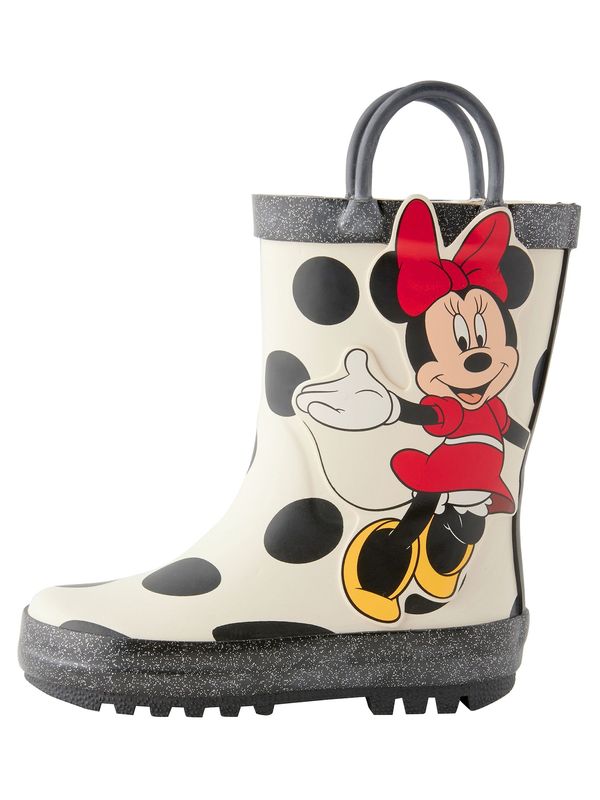 Next Next Gumijasti škornji  mešane barve / bela