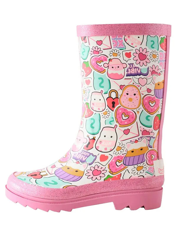 Next Next Gumijasti škornji 'Squshmallows Wellies'  turkizna / majnica / oranžna / roza