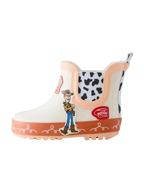 Next Next Gumijasti škornji 'Toy Story'  kremna / oranžna / rdeča / črna