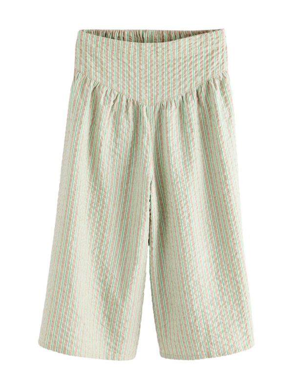 Next Next Hlače  bež / zelena / bela