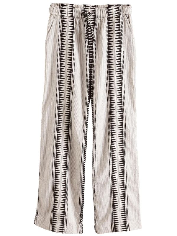 Next Next Hlače  črna / bela