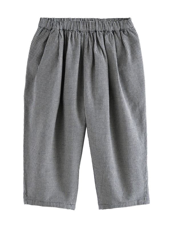 Next Next Hlače  črna / bela