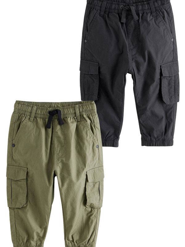 Next Next Hlače  kaki / črna