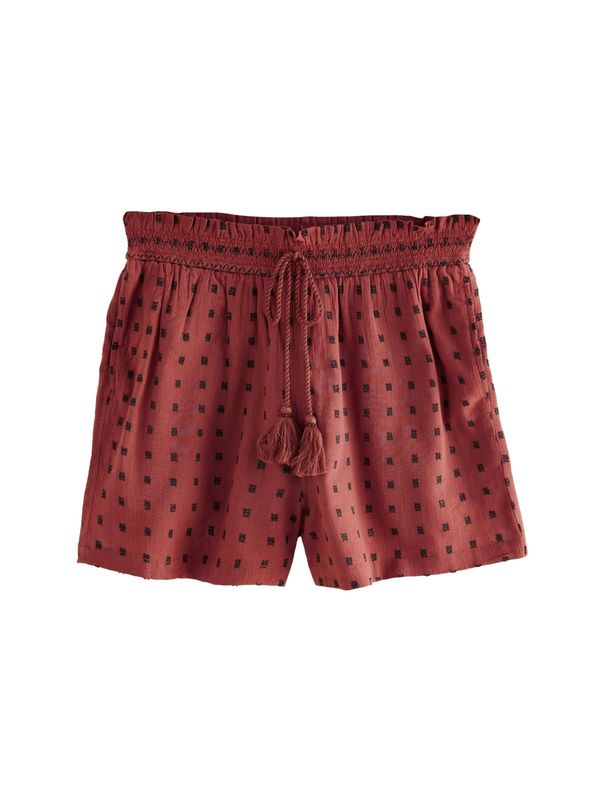 Next Next Hlače  kostanj rjava / črna