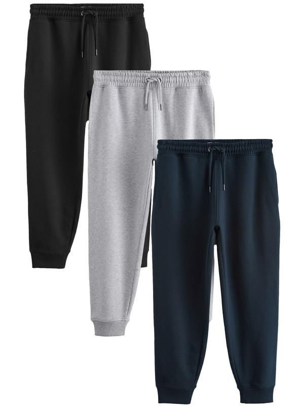 Next Next Hlače  mornarska / pegasto siva / črna