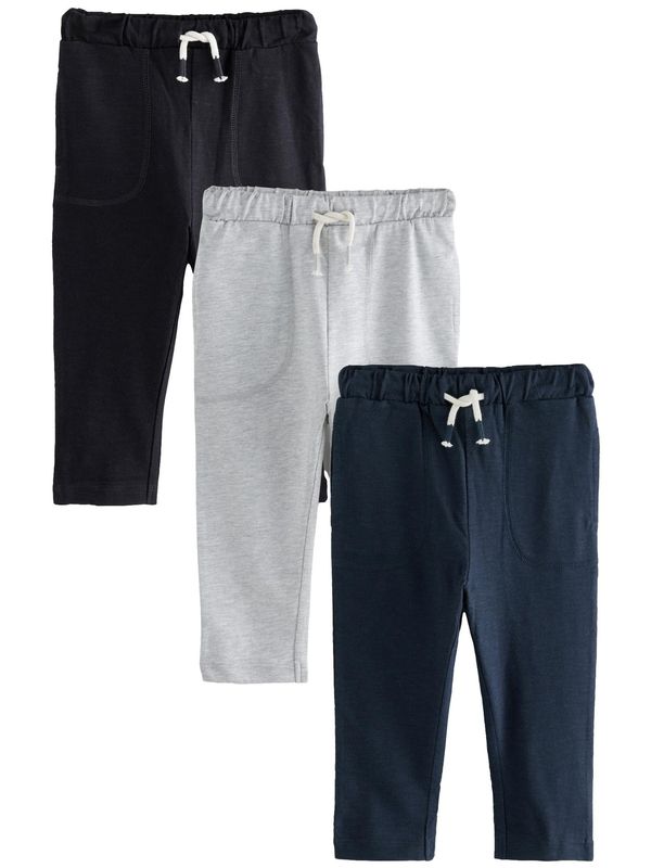 Next Next Hlače  mornarska / pegasto siva / črna