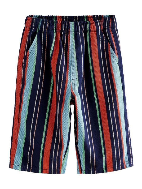 Next Next Hlače  mornarska / svetlo modra / oker / svetlo zelena