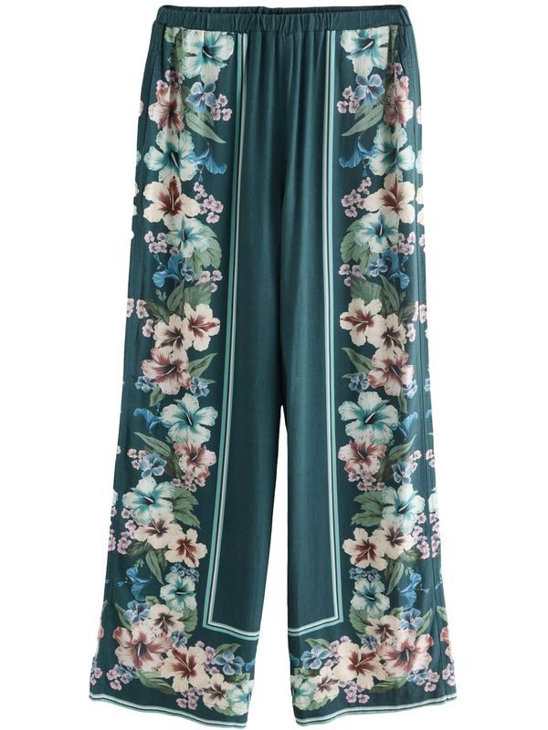 Next Next Hlače  mornarska / svetlo modra / zelena / rosé