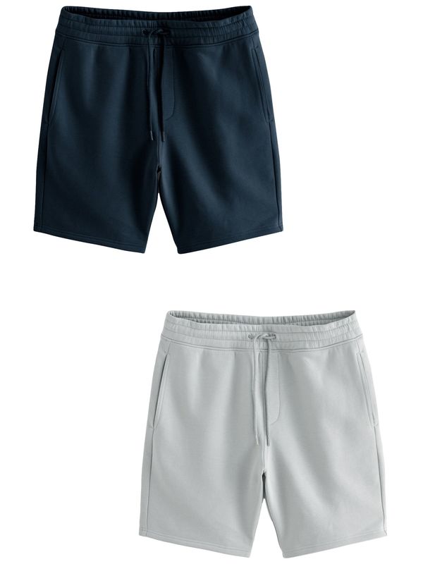 Next Next Hlače  mornarska / svetlo siva