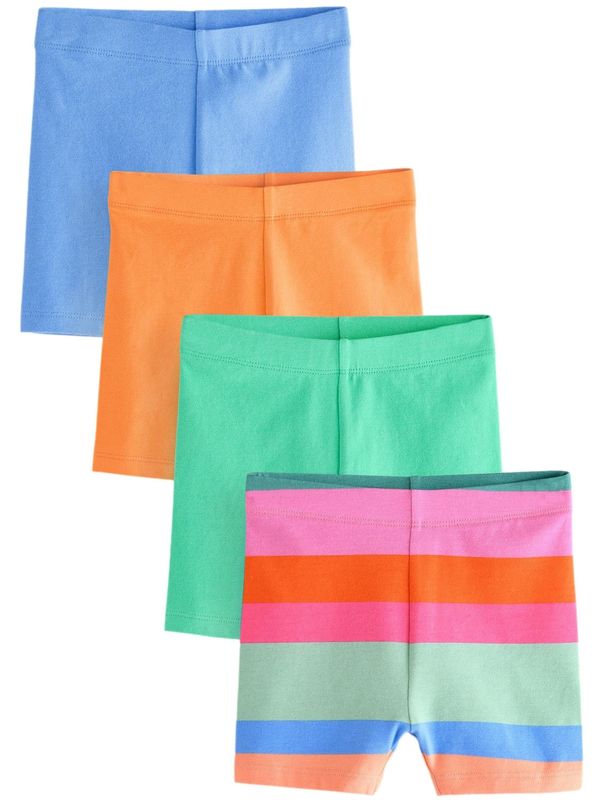 Next Next Hlače  nebeško modra / žad / oranžna / roza