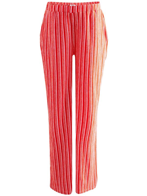 Next Next Hlače  oranžna / off-bela