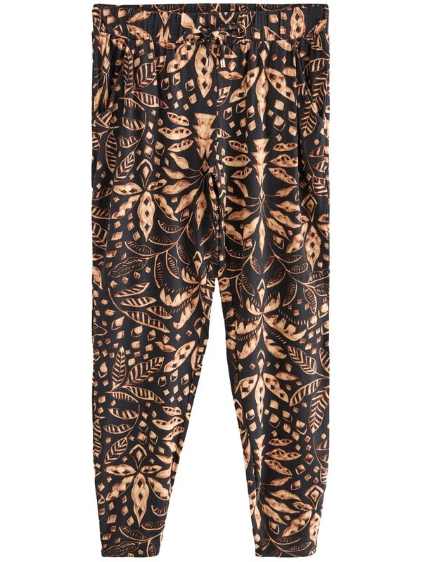 Next Next Hlače  pesek / črna