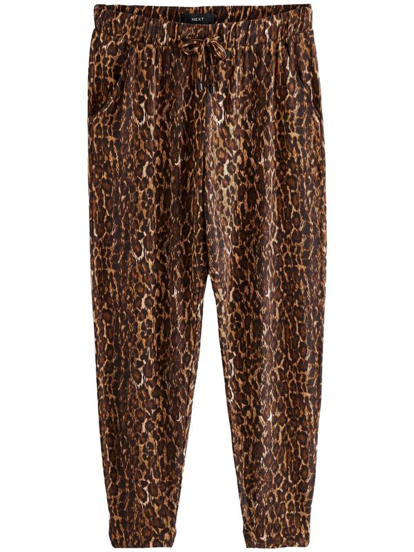 Next Next Hlače  svetlo rjava / temno rjava