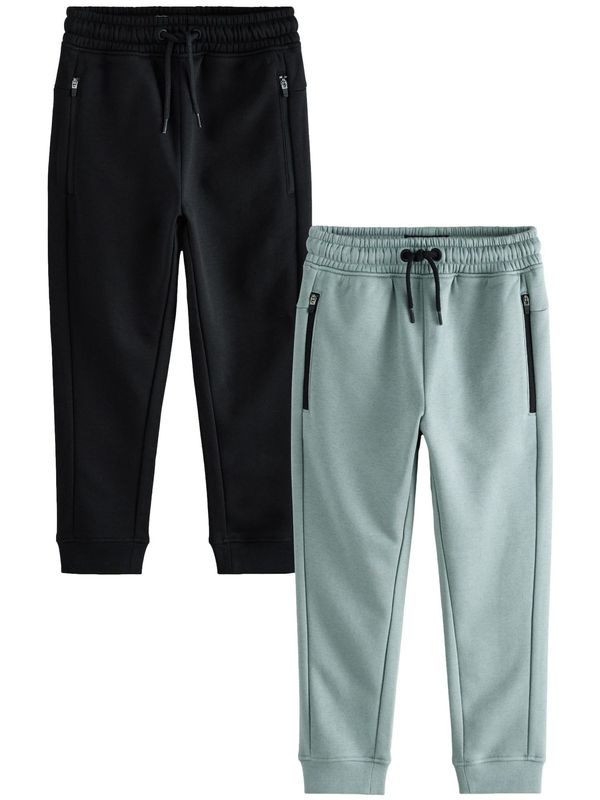 Next Next Hlače  svetlo zelena / črna