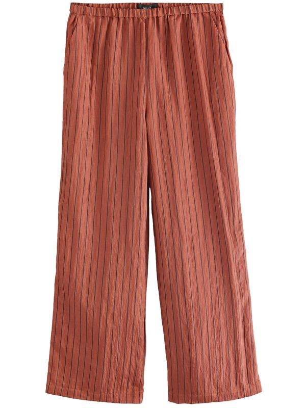 Next Next Hlače  temno oranžna / črna