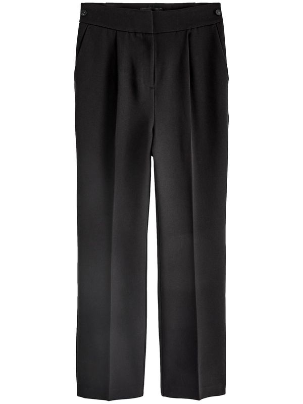 Next Next Hlače z naborki  črna