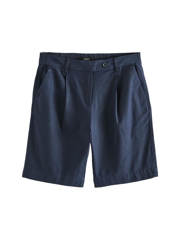 Next Next Hlače z naborki  mornarska