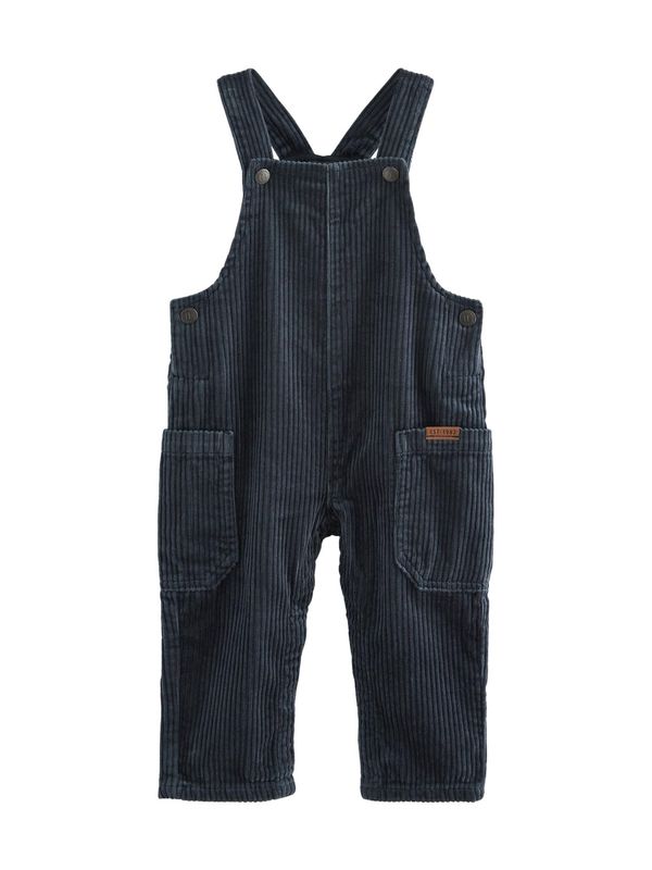 Next Next Hlače z naramnicami  temno modra