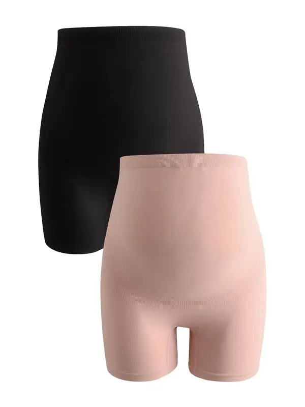 Next Next Hlače za oblikovanje  nude / črna