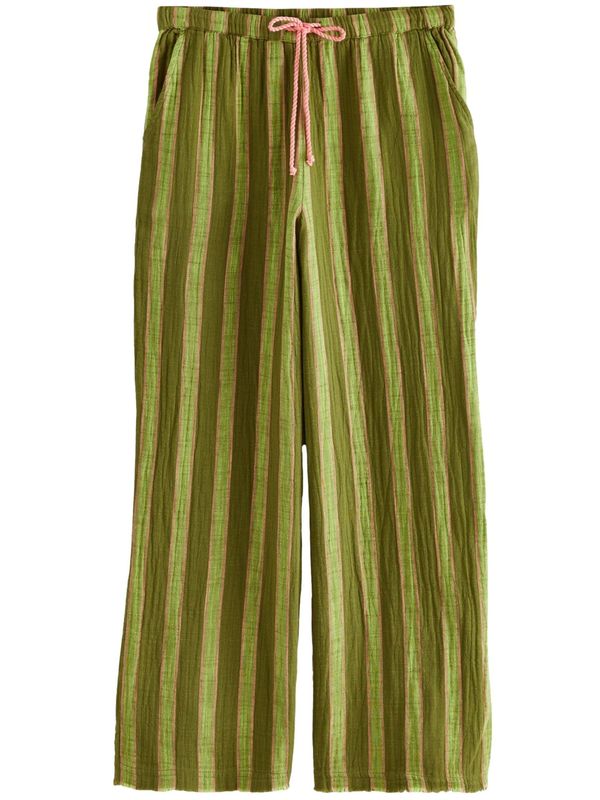 Next Next Hlače  zelena / jelka / roza