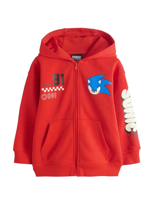 Next Next Jopa na zadrgo 'Sonic'  azur / rdeča / bela