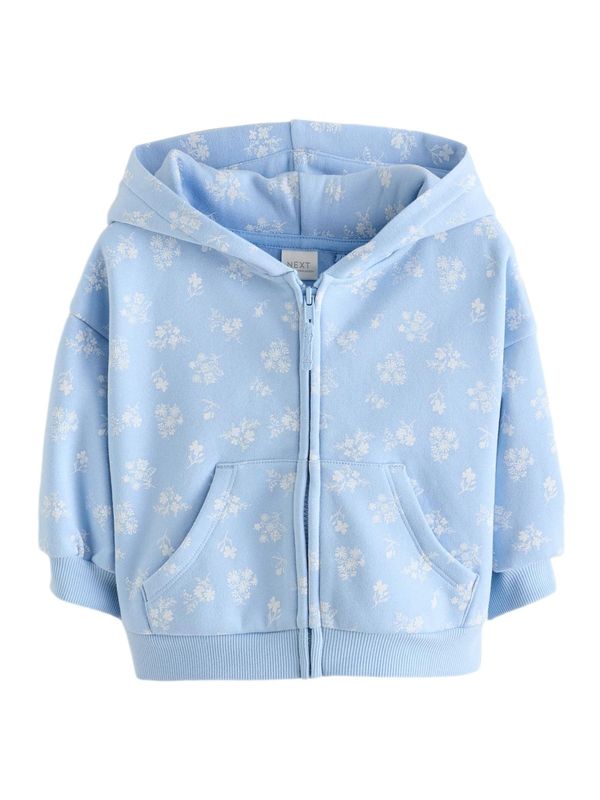 Next Next Jopa na zadrgo  svetlo modra / bela