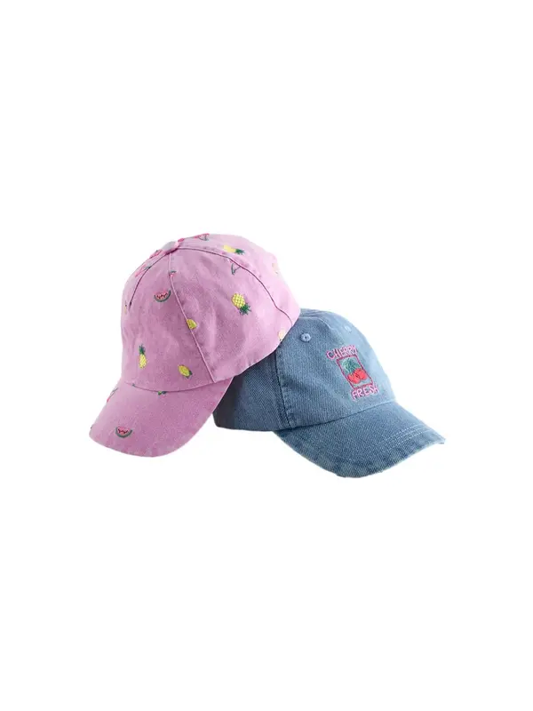 Next Next Kapa  moder denim / rumena / eozin / rdeča