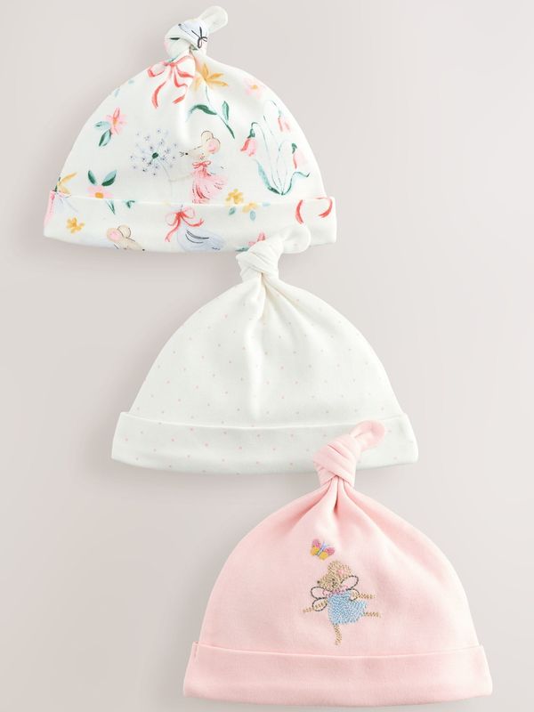 Next Next Kapa  pastelno roza / bela