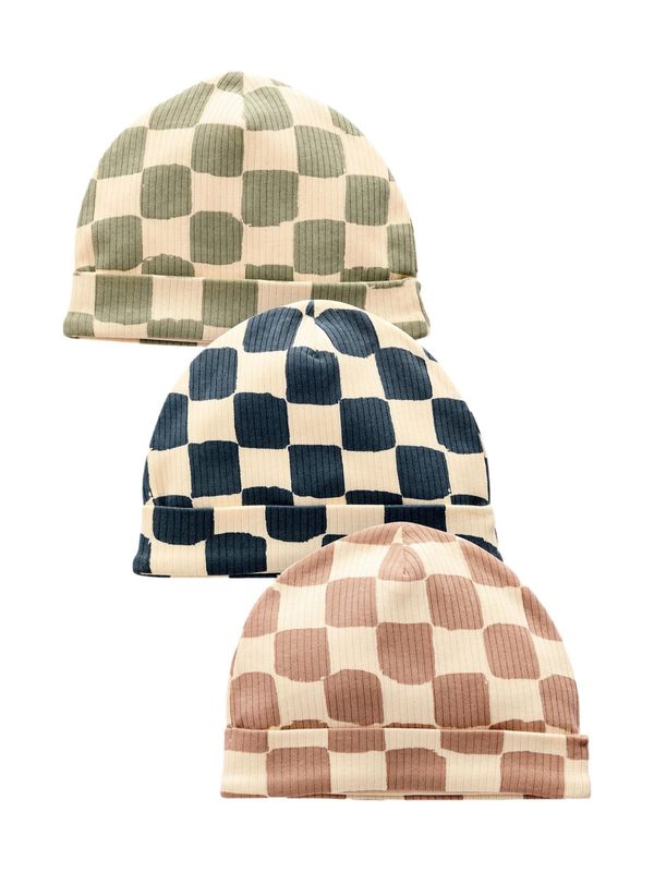 Next Next Kape  kremna / temno bež / temno modra / zelena