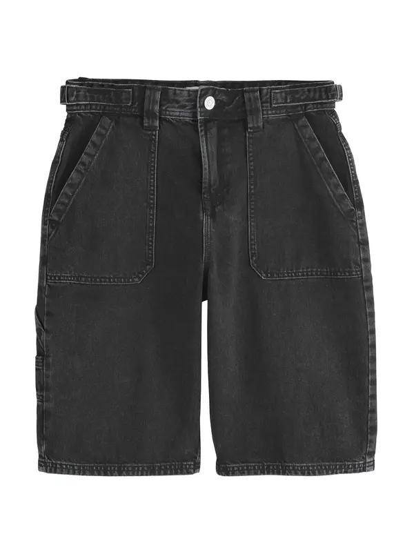 Next Next Kavbojke  črn denim