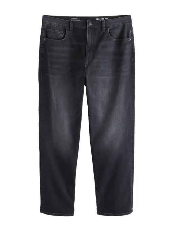 Next Next Kavbojke  črn denim