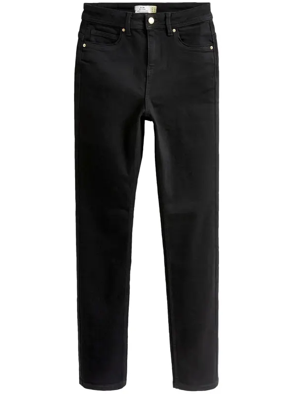 Next Next Kavbojke  črn denim